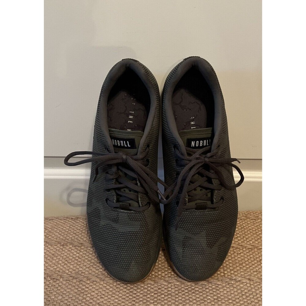 EUC NOBULL Forest Camo Training Sneakers, Fatigue Camouflage, 12.5 Men/14 Women